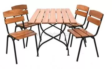Skládací dřevěný zahradní stůl Weekend