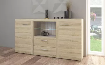 Komoda Rizo 2D2S, dub sonoma