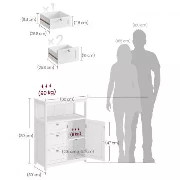 Bílá skříňka Auk-e1154
