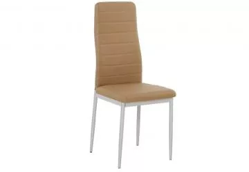 Jídelní židle Coleta nova ekokůže karamel/kov šedá
