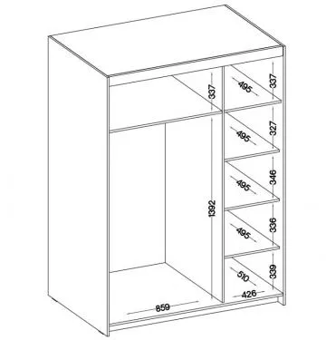 Sk��� Enja 3D, rozm�ry