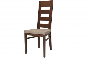 Jídelní židle Falco tmavě hnědá/beige