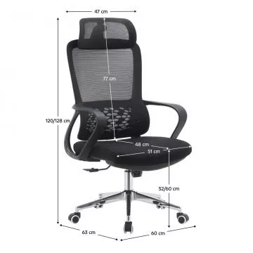 Modern� kancel��sk� k�eslo FOSTER TYP - �ern�