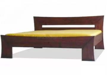 dřevěná postel z masivu Galileo
