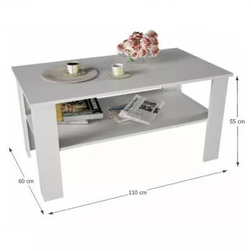 Konferenční stůl Gaudi - bílý