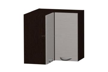 Rohová skříňka Nela H60 RM provedení dub tmavý-woodline creme