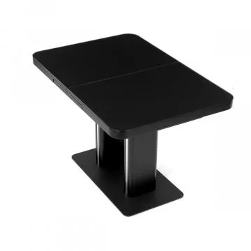 Jdeln stl rozkldac 120-160x80 cm, mdf, ern, HT-D1926 BK