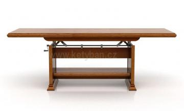 Konferenční stolek KENT ELAST130/170 - Kaštan