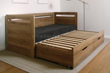 Rozkládací postel Tandem klasik s vysokými čelyRozkládací postel Tandem klasik s vysokými čely