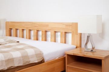 Dřevěná postel Ella dream rovné rohy