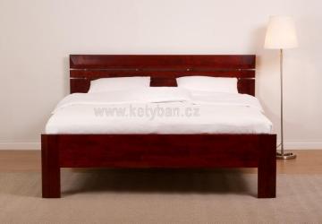 Dřevěná postel Ella lux rovné provedení