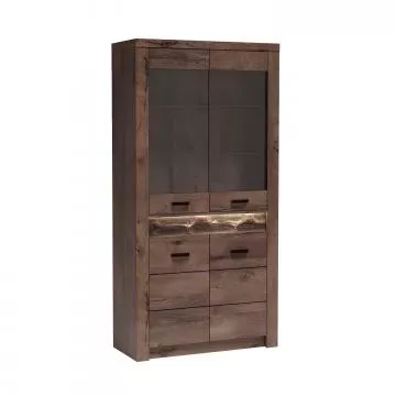 Prostorn� vitr�na INFINITY - jasan tmav�