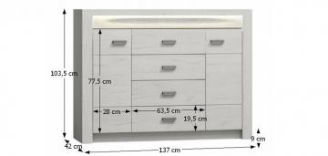 Komoda Infinity 07 - jasan bl