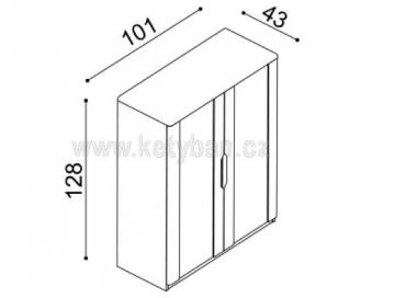 Komoda Flabo 2DD6.