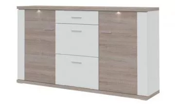 Komoda Manhattan plus typ 54 v proveden� b�l� artic/ dub p�len� bardolino