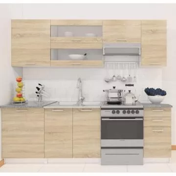 Kuchy�sk� sestava FABIANA - dub sonoma