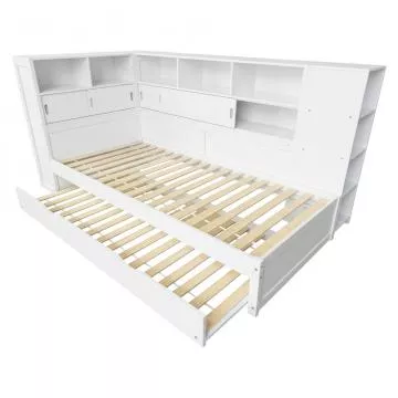 Modern� rozkl�dac� postel LENDON - b�l�