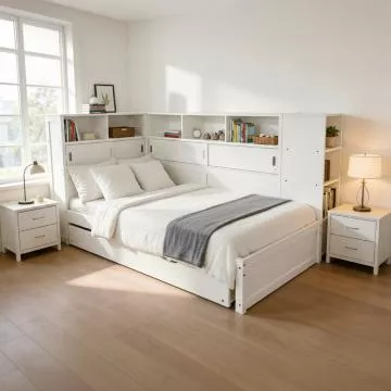 Modern� rozkl�dac� postel LENDON - b�l�