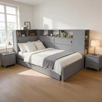 Modern� rozkl�dac� postel LENDON - �ed�