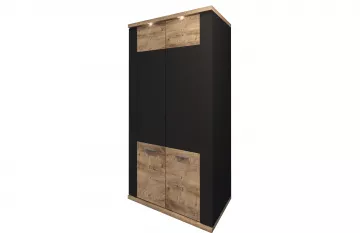 Barva Korpusu: Černá matná Barva přední plochy 1: Dub ribbek koňak Barva přední plochy 2: Černá matná