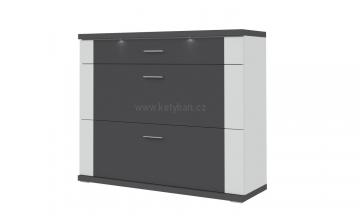 Komoda Manhattan Typ 51 v barv bl arctic/grafit