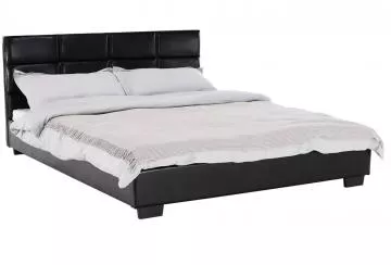 Čalouněná postel Mikel, černá