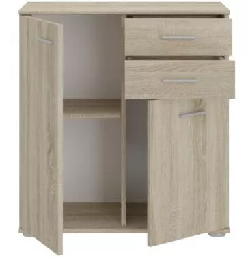 Komoda Mileta 2, dub sonoma, detail