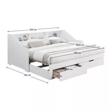 Rozkl�dac� postel MONETA - b�l�