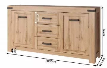 Komoda MORATIZ 2D3S 