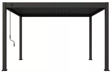 Bioklimatick pergola INTRO NEO 4x3 m, hlink - voln stojc