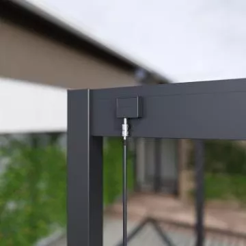 Bioklimatick pergola INTRO NEO 4x3 m, hlink - voln stojc