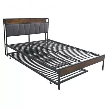 Kovov� postel s �aloun�n�m Nordo