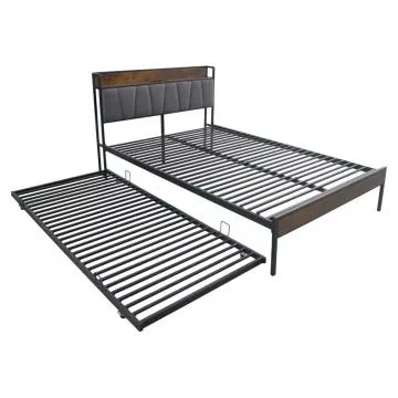 Kovov� postel s �aloun�n�m Nordo