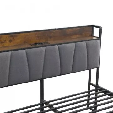 Kovov� postel s �aloun�n�m Nordo