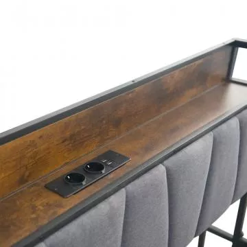 Kovov� postel s �aloun�n�m Nordo