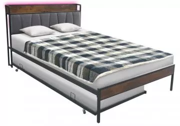 Kovov� postel s �aloun�n�m Nordo