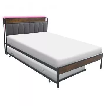 Kovov� postel s �aloun�n�m Nordo