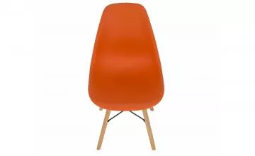 Jídelní židle Cinkla oranžová/buk