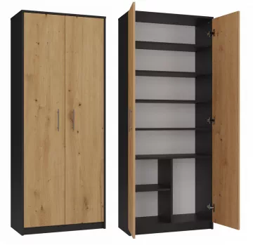 Kancelsk sk Olina 2D, antracit/dub artisan
