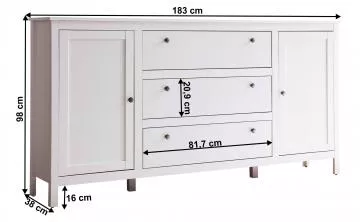 Komoda OLJE 2D3S