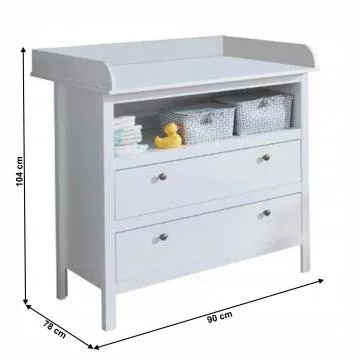 Komoda s pebalovacm pultem OLJE 2S 