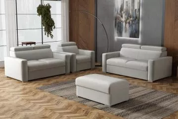 Sedac souprava Petrit 3 2 1 taburet - Paros 5 svtle ed