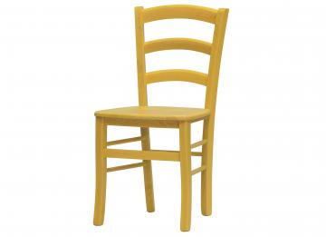 Populární židle Paysane masiv žlutá