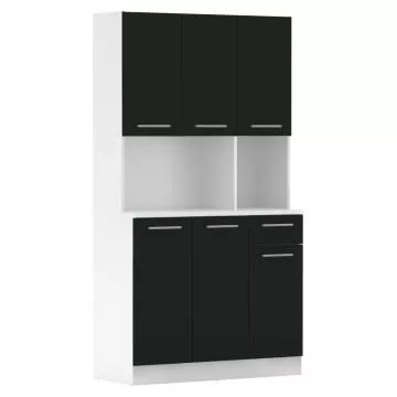 �estidve�ov� kredenc PELION NEW - b�l�/�ern�