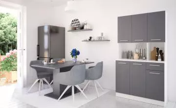 �estidve�ov� kredenc PELION NEW - b�l�/grafit