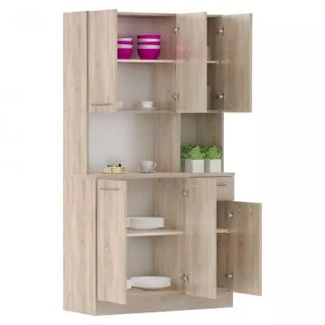 �estidve�ov� kredenc PELION NEW - dub sonoma