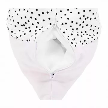 Sedac� vak, b�l�/r��ov�/�ed�, POMPOM