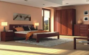 Dřevěná postel z masivu Dalila lux