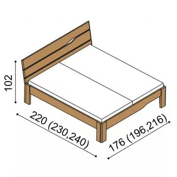 Postel Elen - rozmry