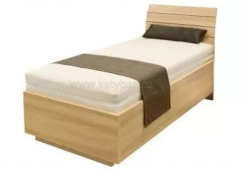 Dřevěná postel Salina basic dub světlý